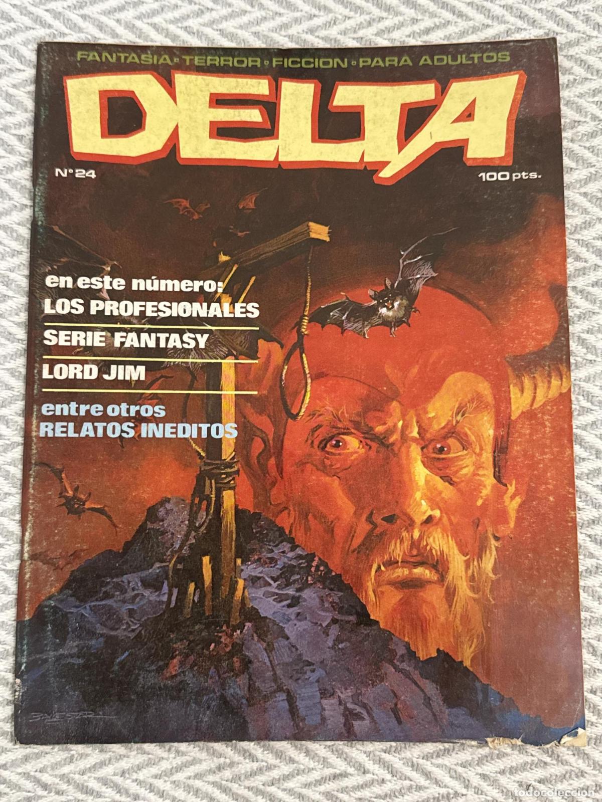 Libros: Delta n&ordm; 24. Los profesionales. Serie fantasy. Lord Jim - Varios