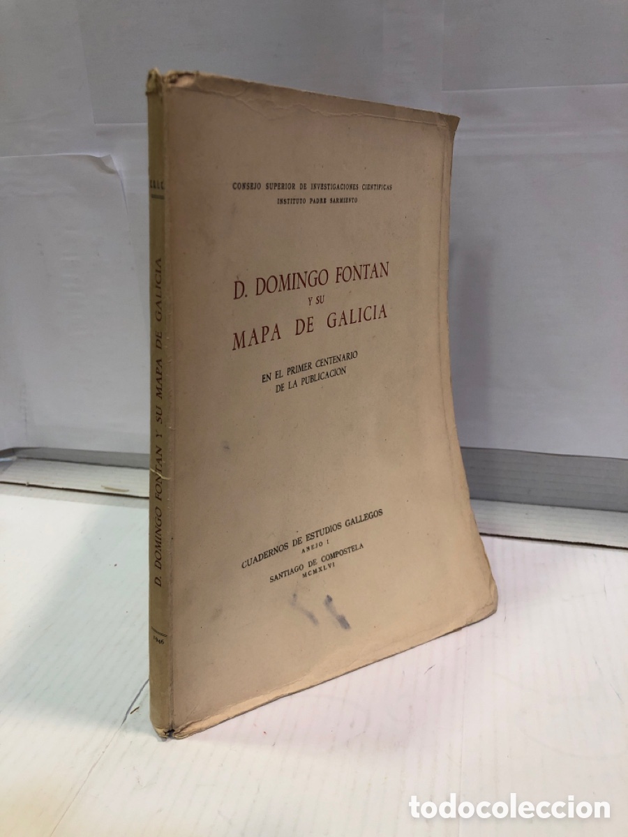 Livros em segunda m&atilde;o: D. Domingo Fontan y su mapa de Galicia