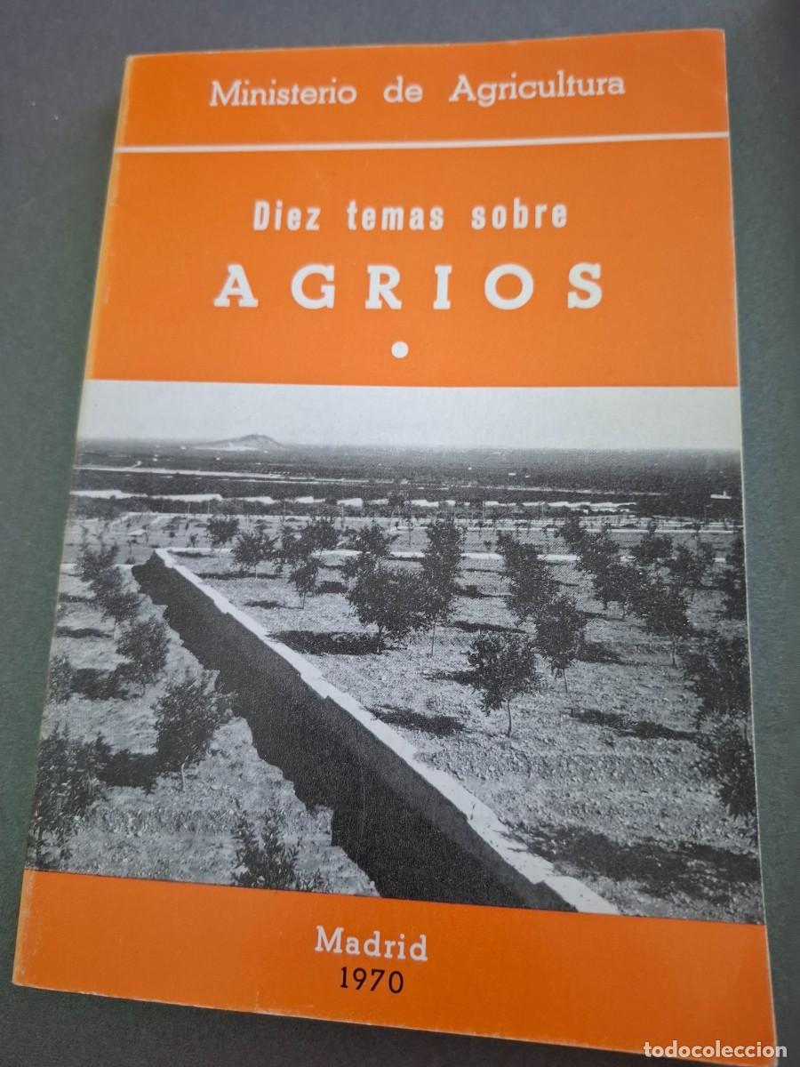 Livros em segunda m&atilde;o: Diez temas sobre agrios - ministerio de agricultura - 1970