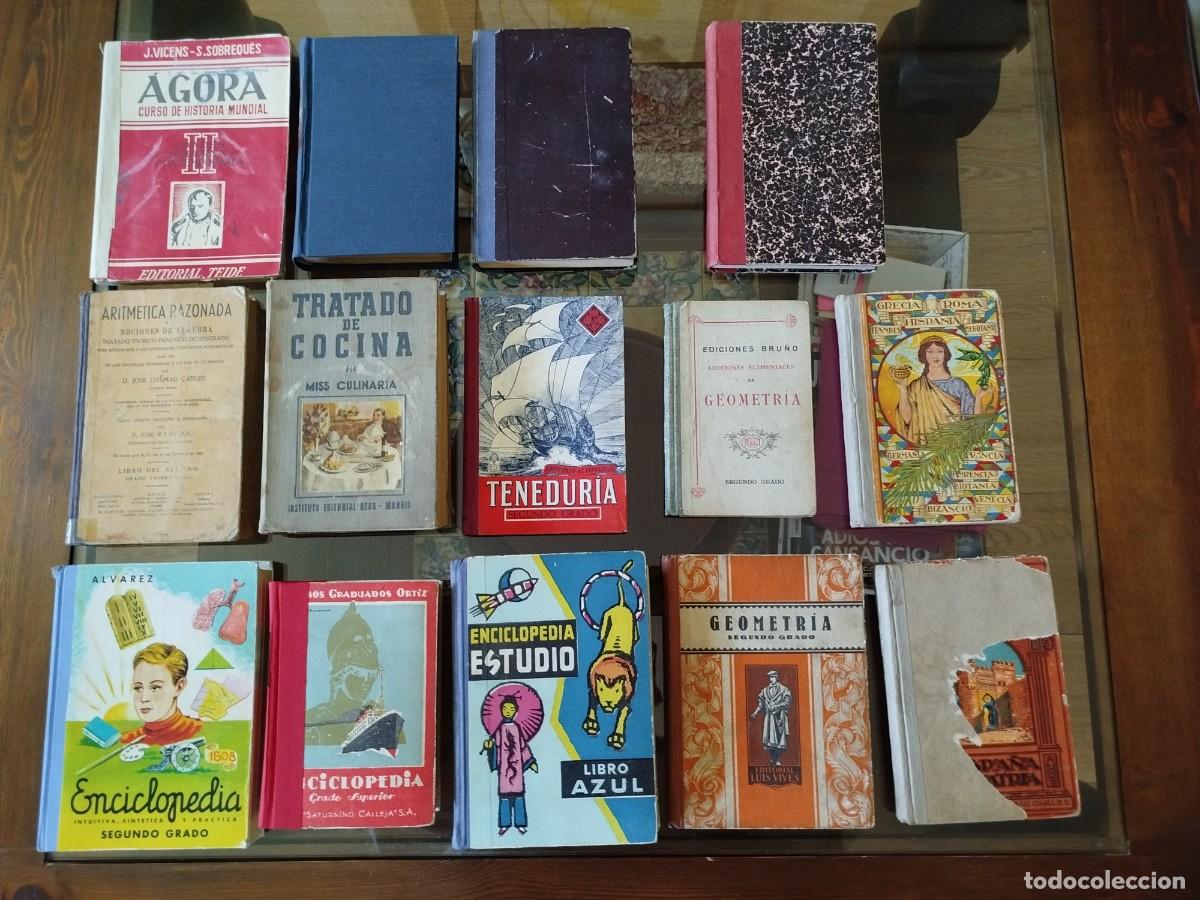 Libros: Lote 14 enciclopedias y manuales materias diversas todos originales a&ntilde;os 20-60