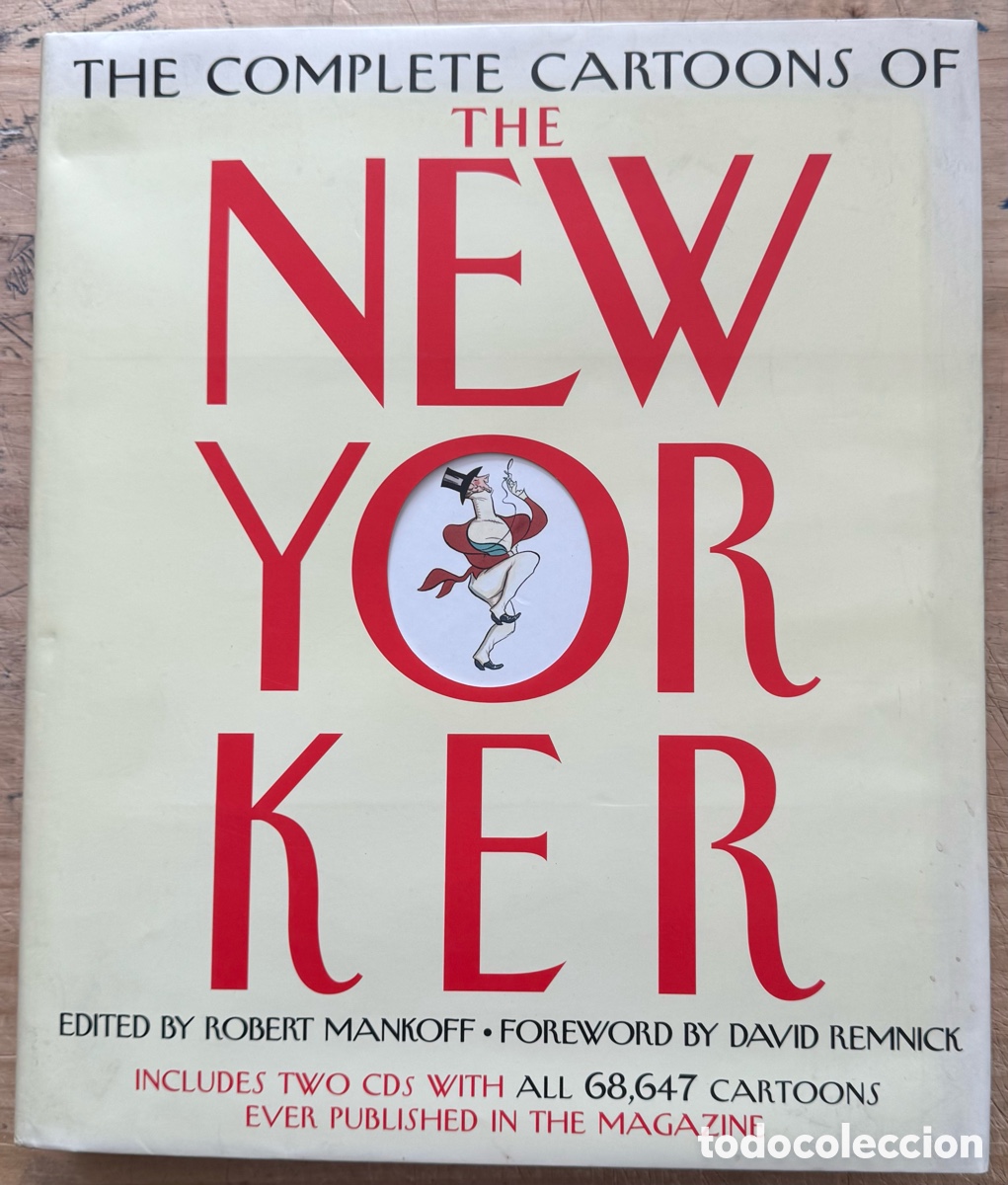 Livres: The Complete Cartoons of the Newyorker. Incluye 2 CD. Ejemplar firmado por Robert Mankoff