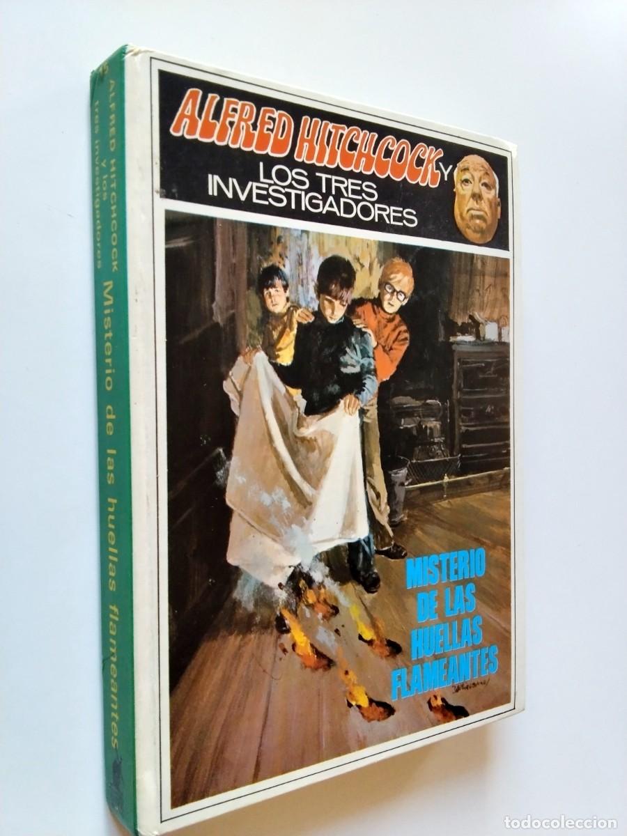 Livres: Texto de M. V. Carey - Misterio de las huellas flameantes (Alfred Hitchcock y Los tres investigadore