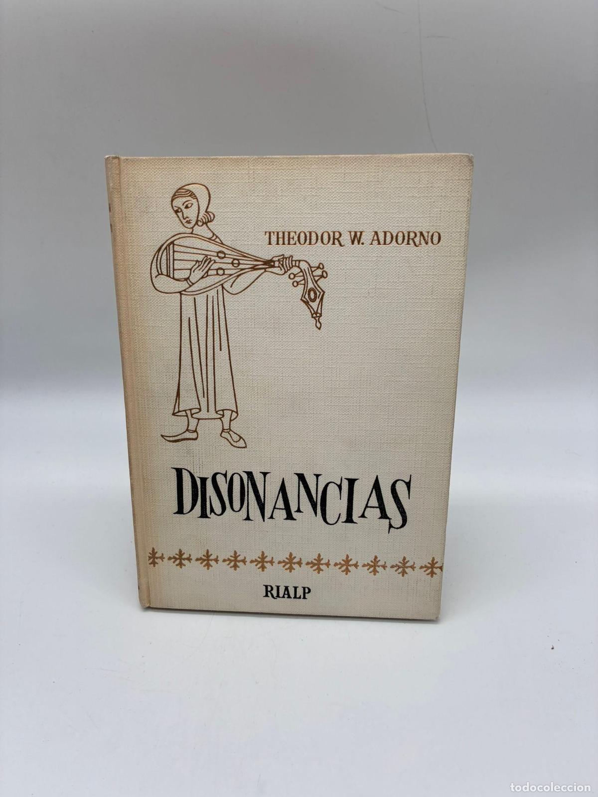 Libros: ADORNO, Theodor W. - Disonancias.