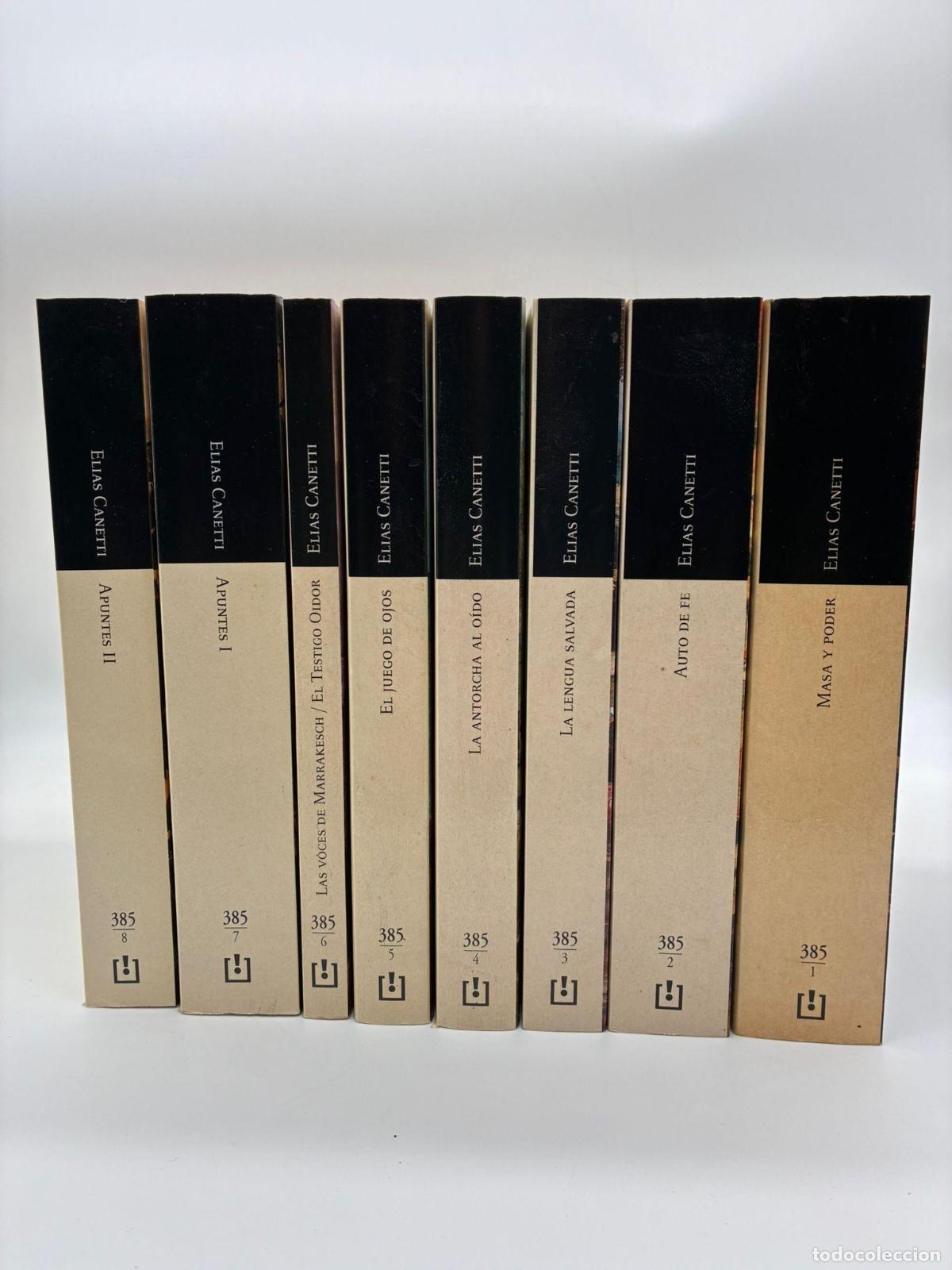 Libros: CANETTI, Elias. - Obra completa (8 vols.)