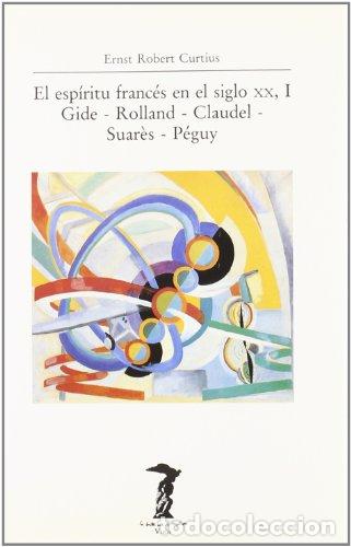 Libros: El esp&iacute;ritu franc&eacute;s en el siglo XX - CURTIUS, ERNST ROBERT