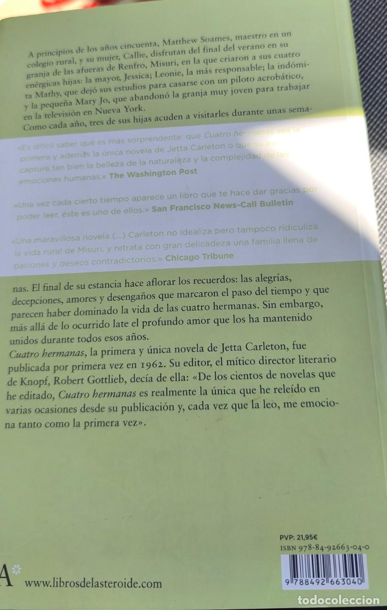 Libros: Cuatro hermanas (Carleton, Jetta) - Foto 3