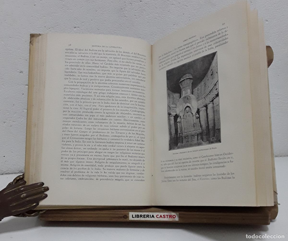 Libros: Historia de la literatura - Pompeyo Gener. - Foto 2