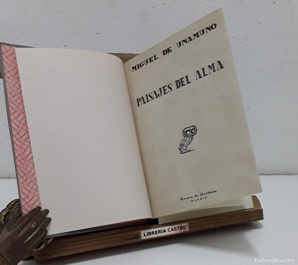 Libros: Paisajes del alma - Miguel de Unamuno.