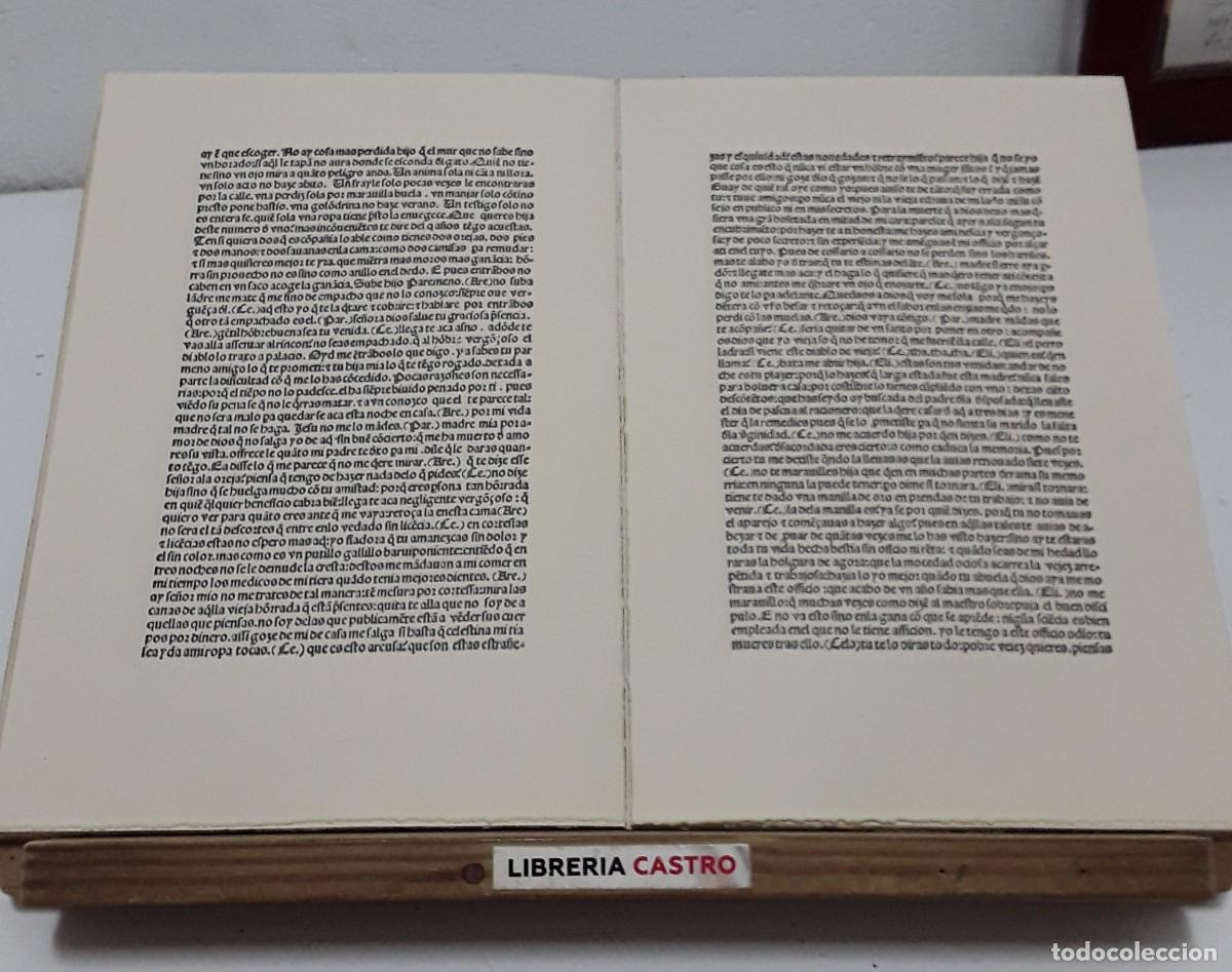 Libros: Libro de Calixto y Melibea y de la puta vieja Celestina. Facs&iacute;mil y Nominado - Fernando de Rojas.