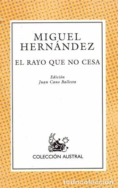books: El rayo que no cesa- 9788423918522