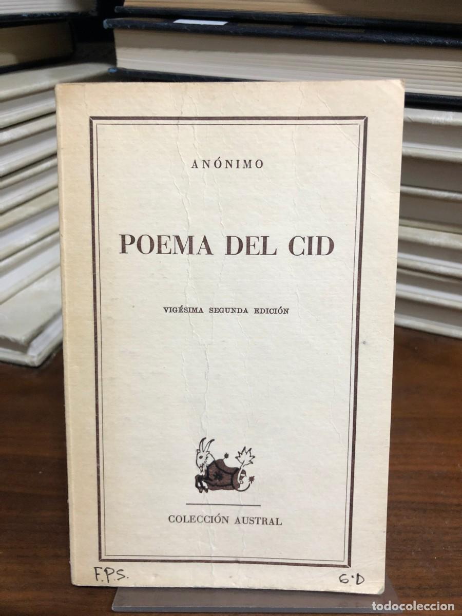 Libros: Poema del Cid (Vig&eacute;sima segunda edici&oacute;n) An&oacute;nimo - Foto 1