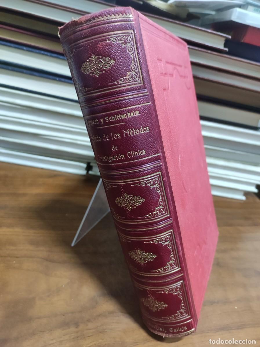 Libros: Tratado de los M&eacute;todos de Investigaci&oacute;n Cl&iacute;nica (Biblioteca de Ciencias M&eacute;dicas, Tomo XLIX) Brugsch