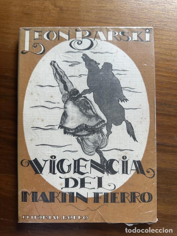 Livros em segunda m&atilde;o: Vigencia del Martin Fierro - Barski Leon