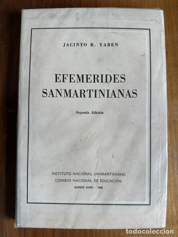 books: Efemerides Sanmartinianas - Yaben Jacinto R.