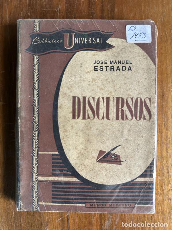 Libros: Discursos - Estrada Jose Manuel - Foto 1
