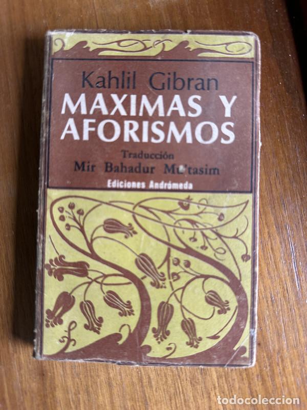 B&uuml;cher: Maximas y Aforismos - Gibran Kahlil