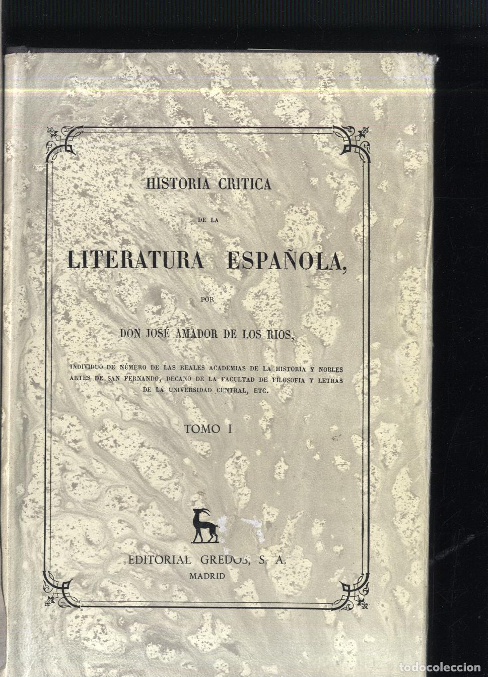 Libros: J. AMADOR DE LOS RIOS