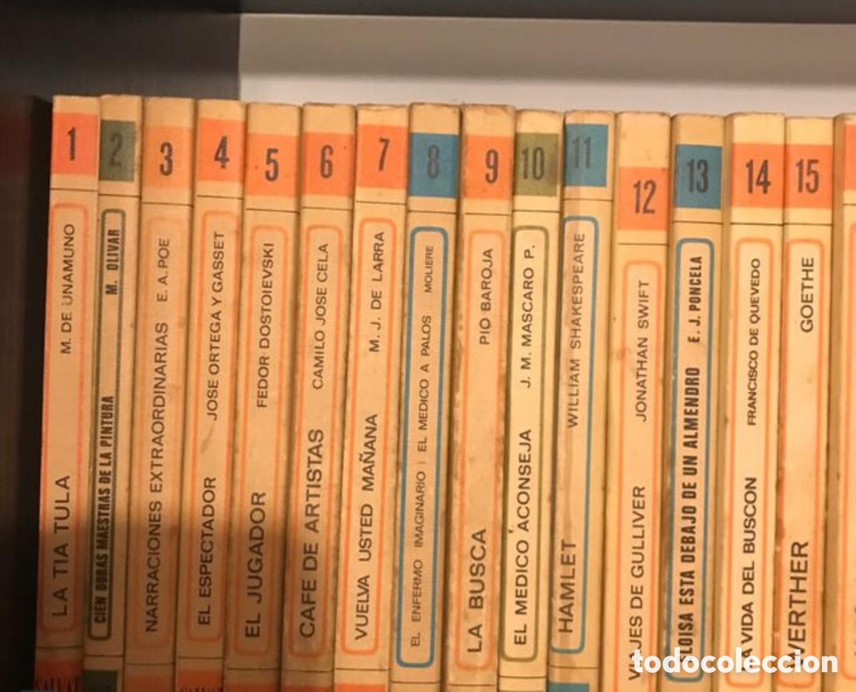 Libros: Biblioteca RTV &ndash; 96 vol&uacute;menes (colecci&oacute;n casi completa)