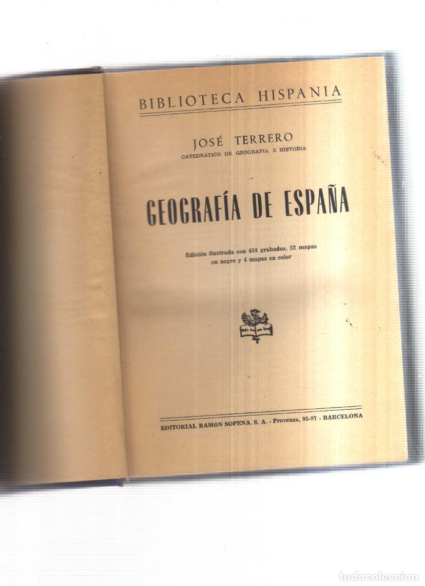 Libros: GEOGRAFIA DE ESPA&Ntilde;A BIBLIOTECA HISPANIA - Foto 2