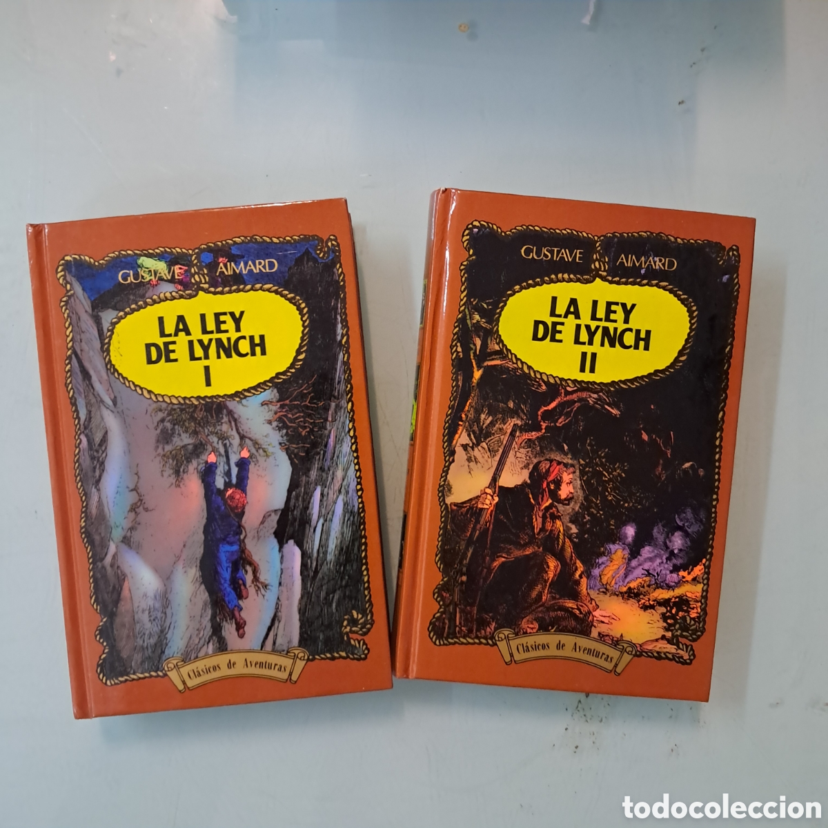 Libros: Gustavo Aimard, La Ley de Lynch, 2 tomos, Cl&aacute;sicos aventuras