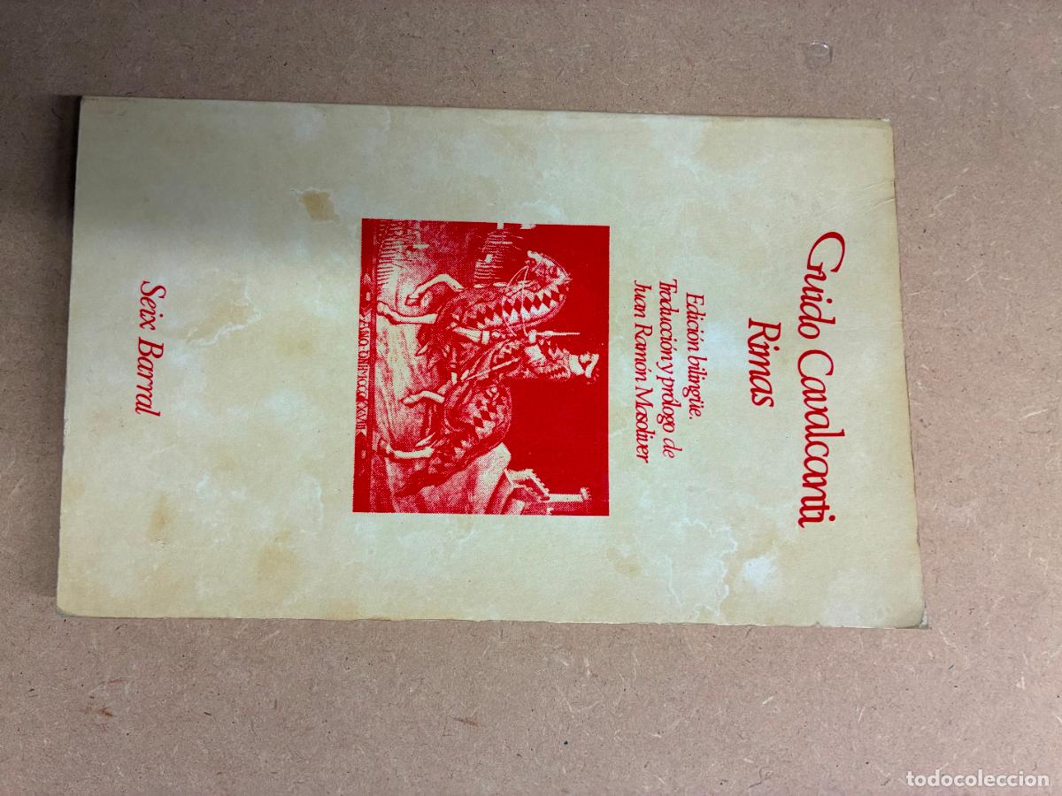 Libros: RIMAS. (EDICI&Oacute;N BIL&Iacute;NG&Uuml;E). - GUIDO CAVALCANTI.