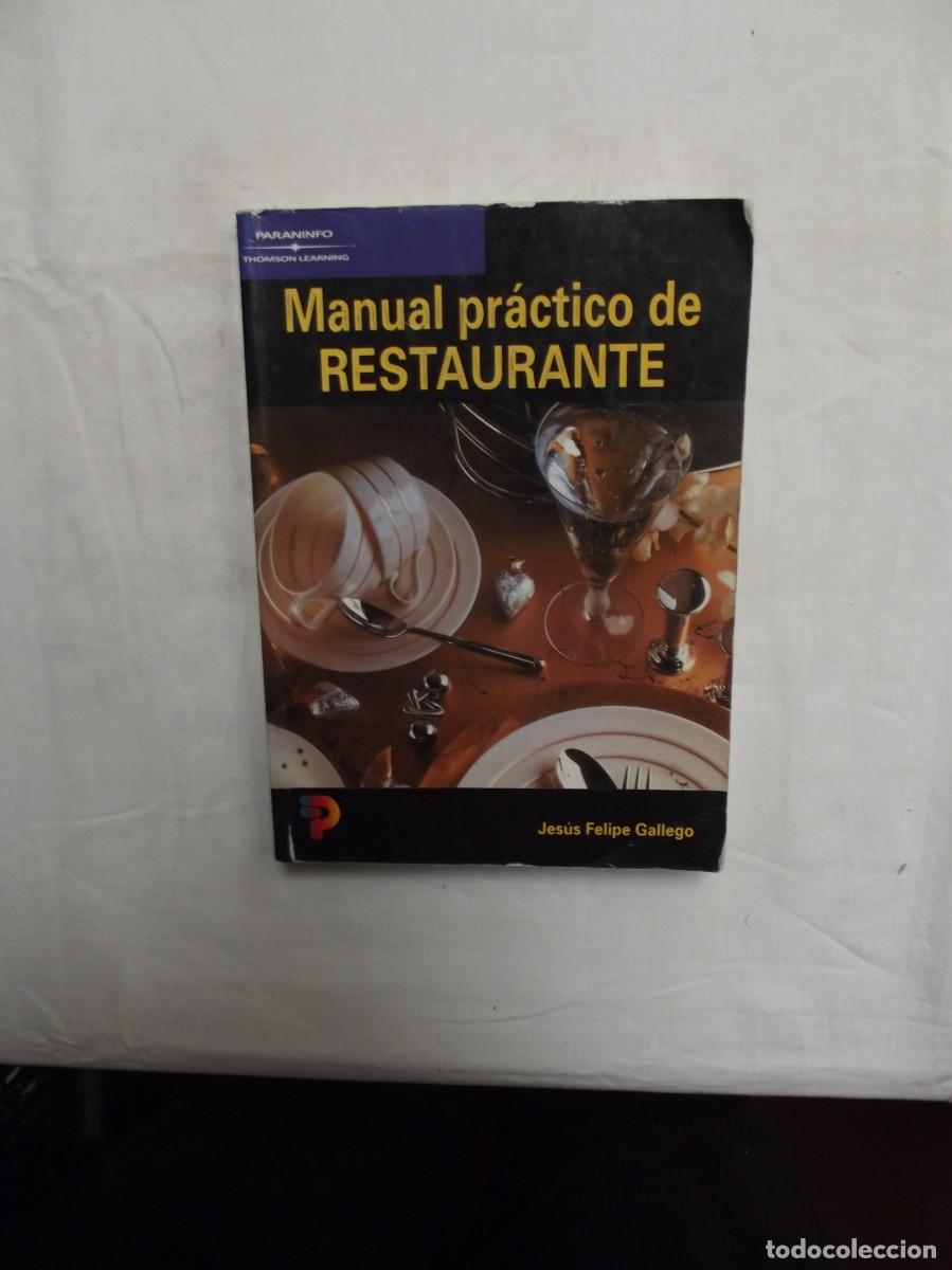 Libros: MANUAL PRACTICO DE RESTAURANTE DE JESU FELIPE GALLEGO