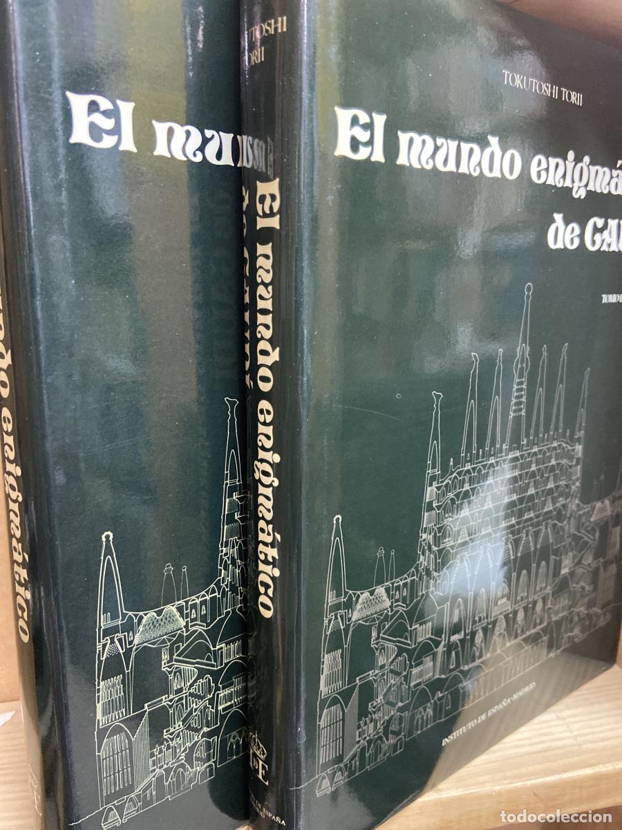 Libros: EL MUNDO ENIGM&Aacute;TICO DE GAUDI. C&oacute;mo cre&oacute; Gaud&iacute; su arquitectura. Dos tomos. Tomo I- Texto. Tomo II- L