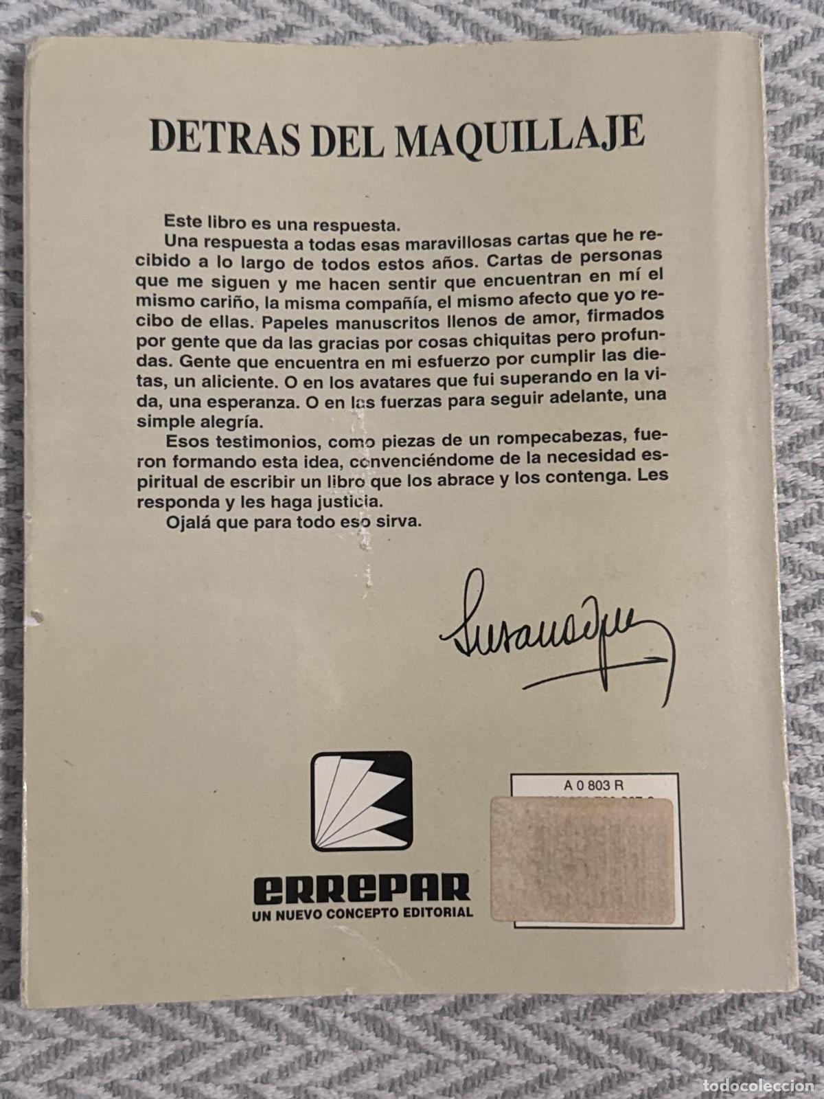 Libros: Detr&aacute;s del maquillaje - Susana Gimenez