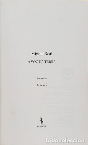Libros: REAL. (Miguel) - A VOZ DA TERRA. [4.&ordf; EDI&Ccedil;&Atilde;O] - Foto 2