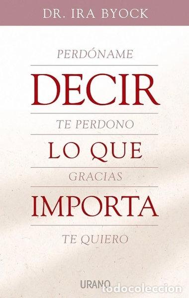 Livres: Decir lo que importa- 9788479536121