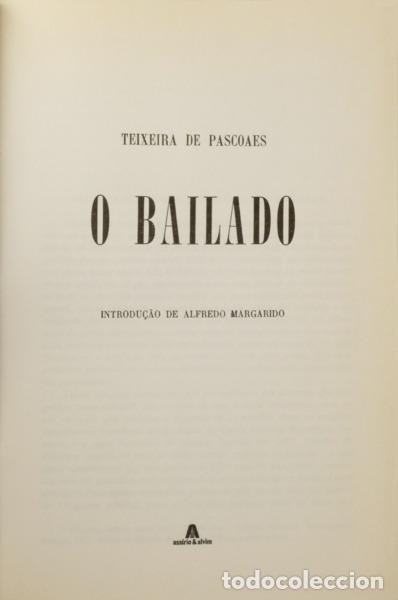 Libros: TEIXEIRA DE PASCOAES. - O BAILADO. - Foto 2