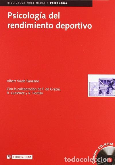 Libros: Psicolog&iacute;a del rendimiento deportivo- 9788483189948