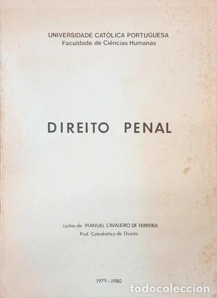 Libros: CAVALEIRO DE FERREIRA. (Manuel) - DIREITO PENAL.