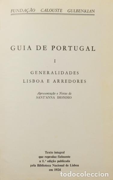 B&uuml;cher: GUIA DE PORTUGAL. [8 VOLS. - ED. MISTAS]