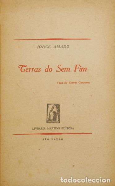 Libros: AMADO. (Jorge) - TERRAS DO SEM FIM. [DED. AUTOR] - Foto 2