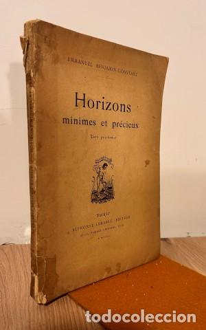Libros: Horizons minimes et pr&eacute;cieux. Vers posthumes - Benjamin-Constant Emmanuel