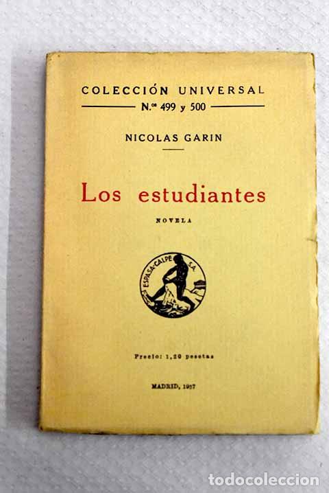 Libros: Los estudiantes: Garin, Nicolas.- Garin, Nicolas