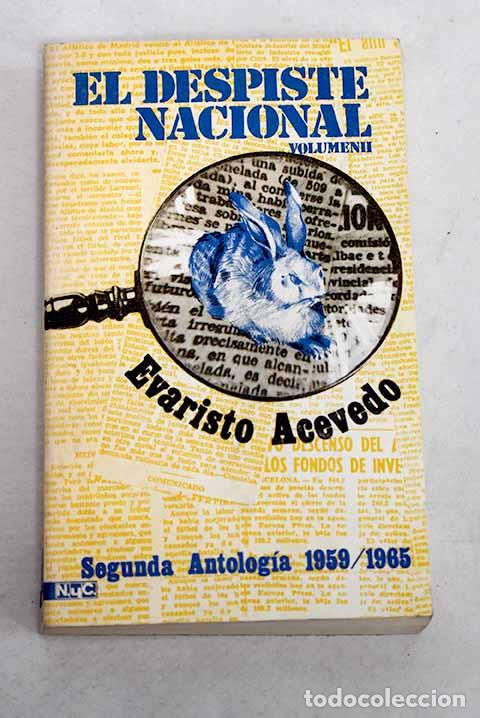Libros: El despiste nacional, tomo II.- Acevedo, Evaristo