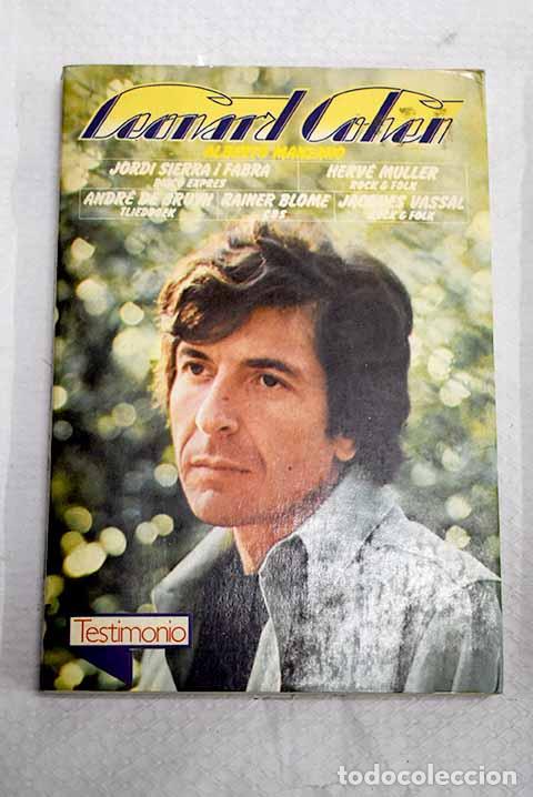Livres: Leonard Cohen: Manzano Lizandra, Alberto.- Manzano Lizandra, Alberto
