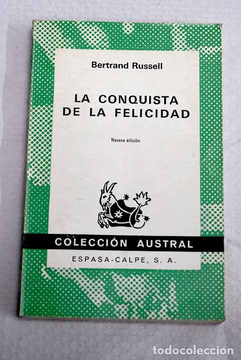 books: La conquista de la felicidad.- Russell, Bertrand