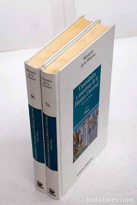 Libros: Curiosidades y an&eacute;cdotas de la historia universal.- Fisas, Carlos