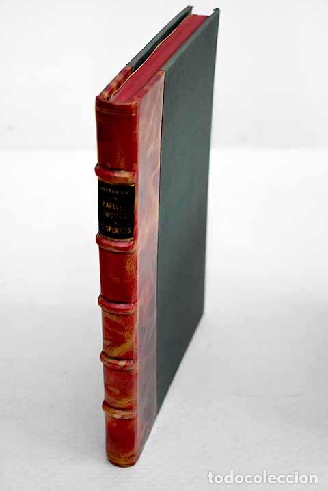 Libri di seconda mano: Papeles ineditos y dispersos de Ram&oacute;n de Basterra.- Basterra, Ram&oacute;n de