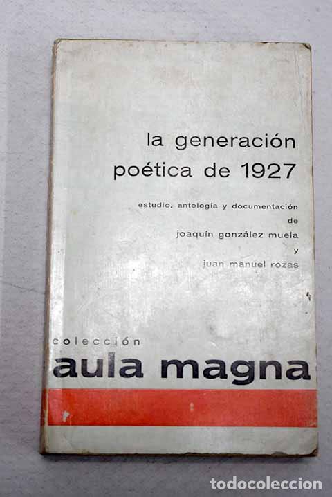 Libros: La generaci&oacute;n po&eacute;tica de 1927
