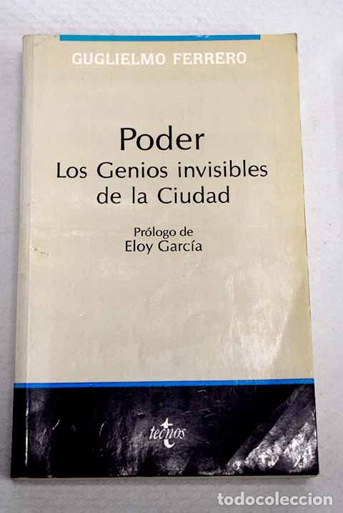 Libros: Poder: los genios invisibles de la ciudad.- Ferrero, Guglielmo