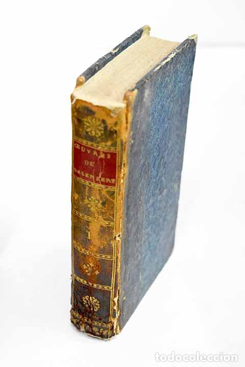 Libros: Oeuvres posthumes, tome I.- Alembert, Jean le Rond d