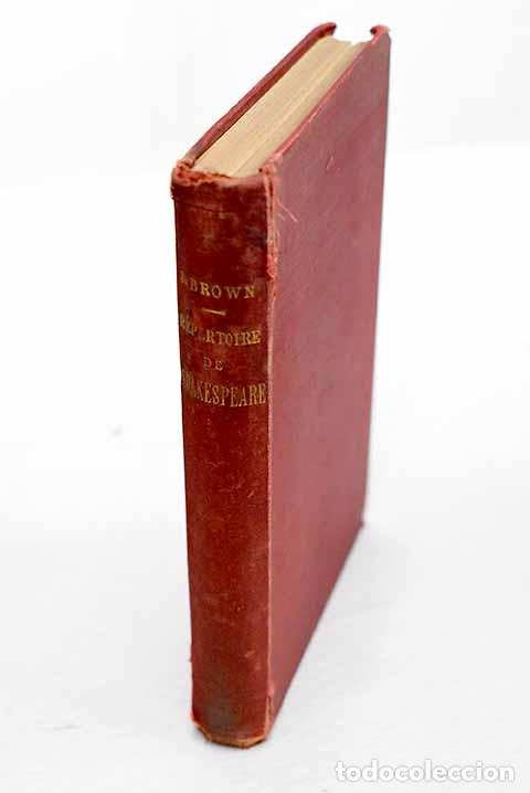 Libros: Repertoire de Shakespeare: lectures et commentaires.- Brown, Jane