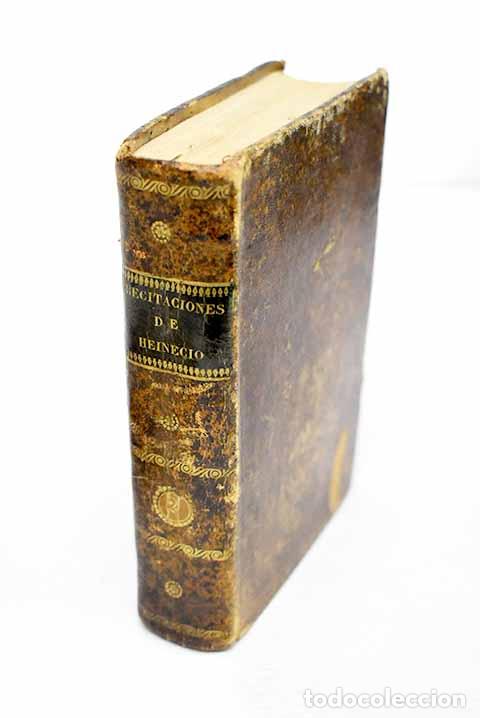 Libros: Recitaciones del derecho civil.- Heinecio, J. G.