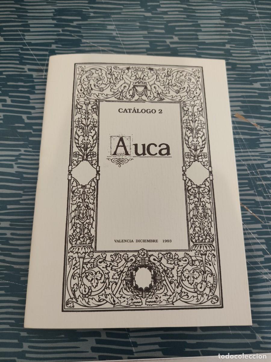 Libros: AUCA, CAT&Aacute;LOGO 2, VALENCIA, DICIEMBRE 1993,60 P&Aacute;GINAS.