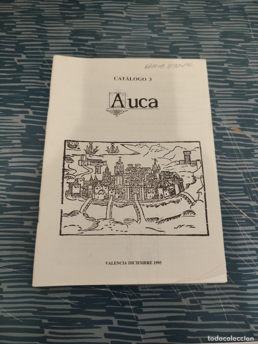 Libros: AUCA, CAT&Aacute;LOGO 3, VALENCIA, DICIEMBRE 1995,52 P&Aacute;GINAS.