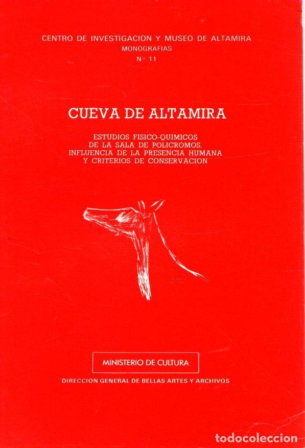 Libros: Cueva de altamira. Estudios f&iacute;sico-qu&iacute;micos de la sala de policromos. Influencia de la presencia hum